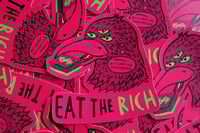 Image of Eat The Rich (Mutant Mule) sticker