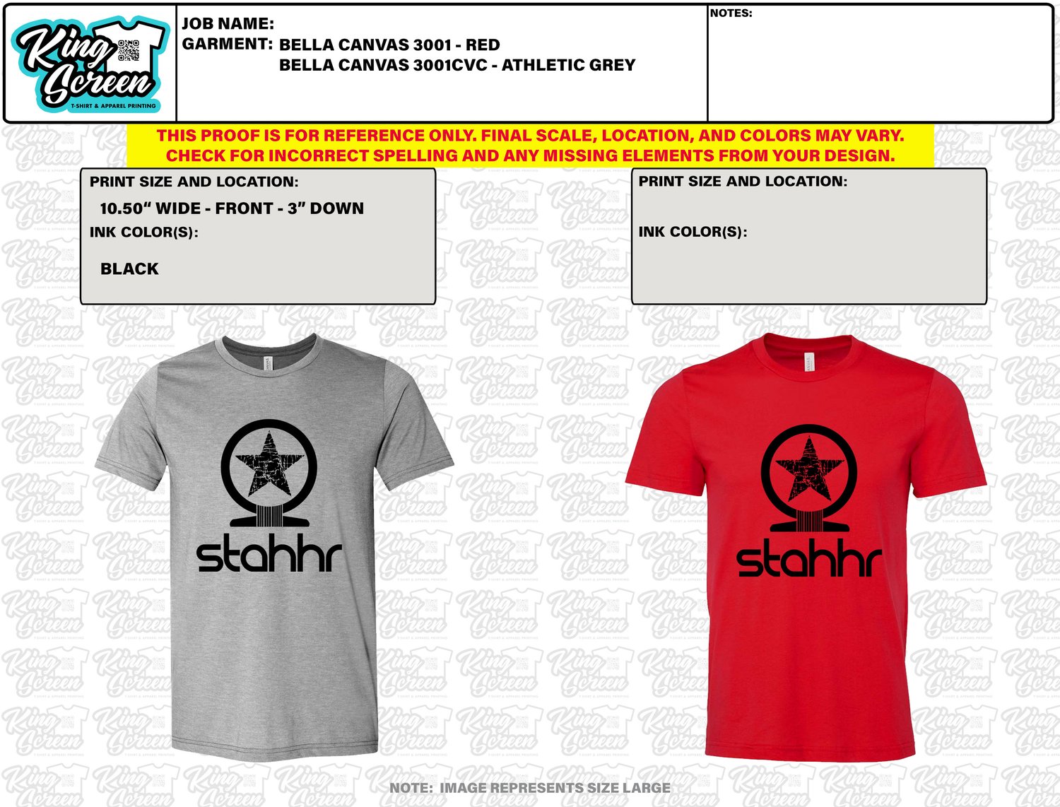 Image of STAHHR SHEN LOGO TEE (UNISEX)