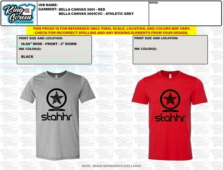 Image of STAHHR SHEN LOGO TEE (UNISEX)