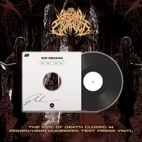 ‘The Veil of Death Closed In’ Test Press Vinyl