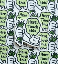 Image 2 of Touch Grass - Vinyl Sticker