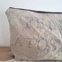 Image 2 of Handmade Bits & Bobs Faded French Postal Bag