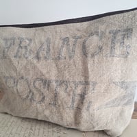 Image 3 of Handmade Bits & Bobs Faded French Postal Bag