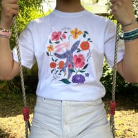 Image 3 of TEE-SHIRT ENFANT blanc LAPIN - Collab' COUCOU ILLUSTRATION