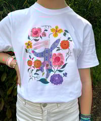 Image 1 of TEE-SHIRT ENFANT blanc LAPIN - Collab' COUCOU ILLUSTRATION