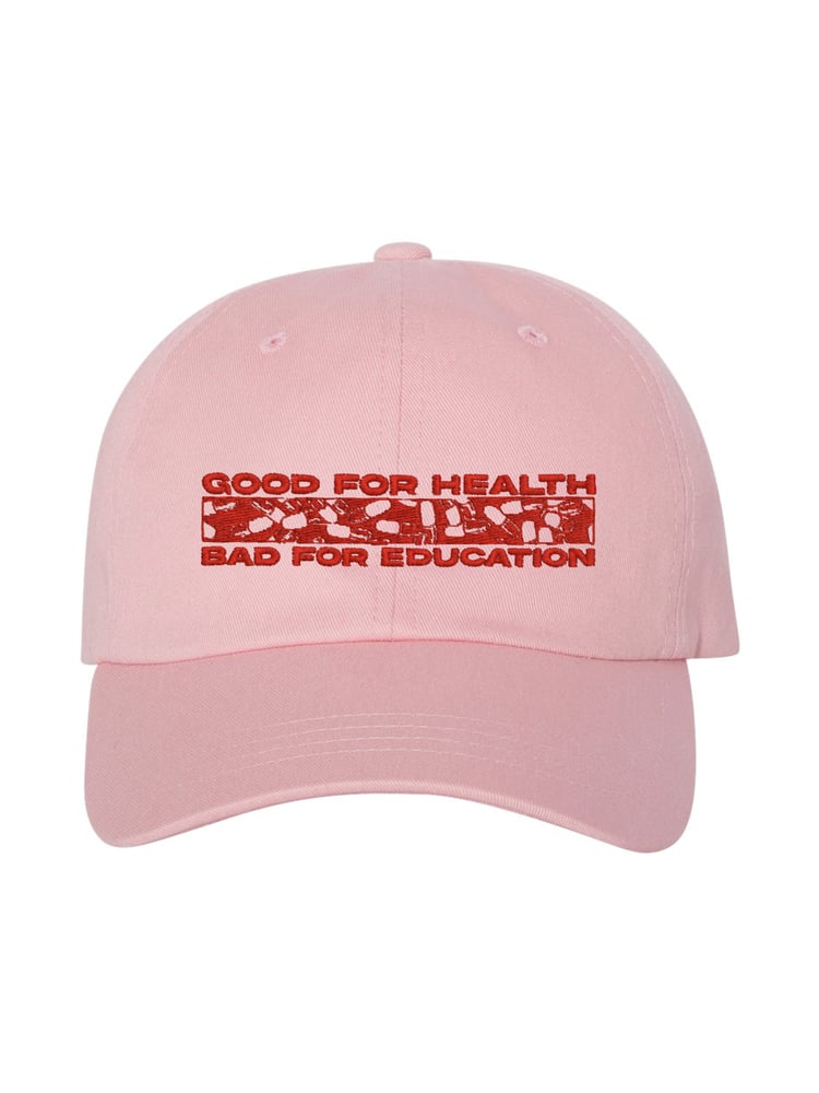Image of LIMITED! - GOOD FOR HEALTH - HAT - PINK *PRE-ORDER*
