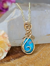 Image 1 of Turquoise and Gold 