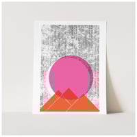 Image 5 of Sun Mountains Silkscreen Art Print