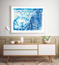 Image 8 of Raymond Pettibon - It Would Glisten..., Fine Art Giclee Print, Surfer Poster, Big Wave