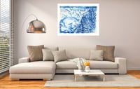 Image 9 of Raymond Pettibon - It Would Glisten..., Fine Art Giclee Print, Surfer Poster, Big Wave
