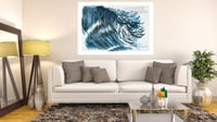Image 9 of Raymond Pettibon - Gradually, However, He Was..., Fine Art Giclee Print, Surfer Poster, Big Wave