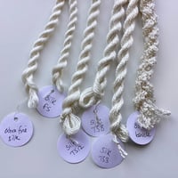 Image 2 of Undyed cotton and silk thread 