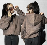 Image 5 of BASIC ZIP UP [MOCHA]