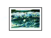 Image 1 of Raymond Pettibon - This Left Was..., Fine Art Giclee Print, Surfer Poster, Big Wave