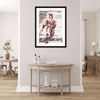 Image 2 of Raymond Pettibon - To Go Further Afield.., Fine Art Giclee Print, Baseball Poster, One Giant Shot
