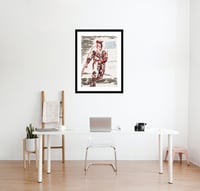 Image 4 of Raymond Pettibon - To Go Further Afield.., Fine Art Giclee Print, Baseball Poster, One Giant Shot
