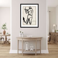Image 3 of Raymond Pettibon - I Shall Render All Into Your Hands, Fine Art Giclee Print, Baseball Poster