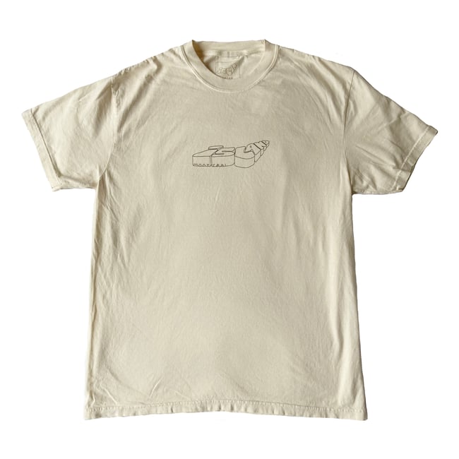 3D ISLAND TEE - CREAM