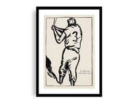 Image 6 of Raymond Pettibon - I Shall Render All Into Your Hands, Fine Art Giclee Print, Baseball Poster