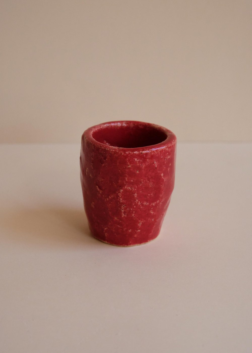 Image of Vasitos Wabi esmaltados en rojo