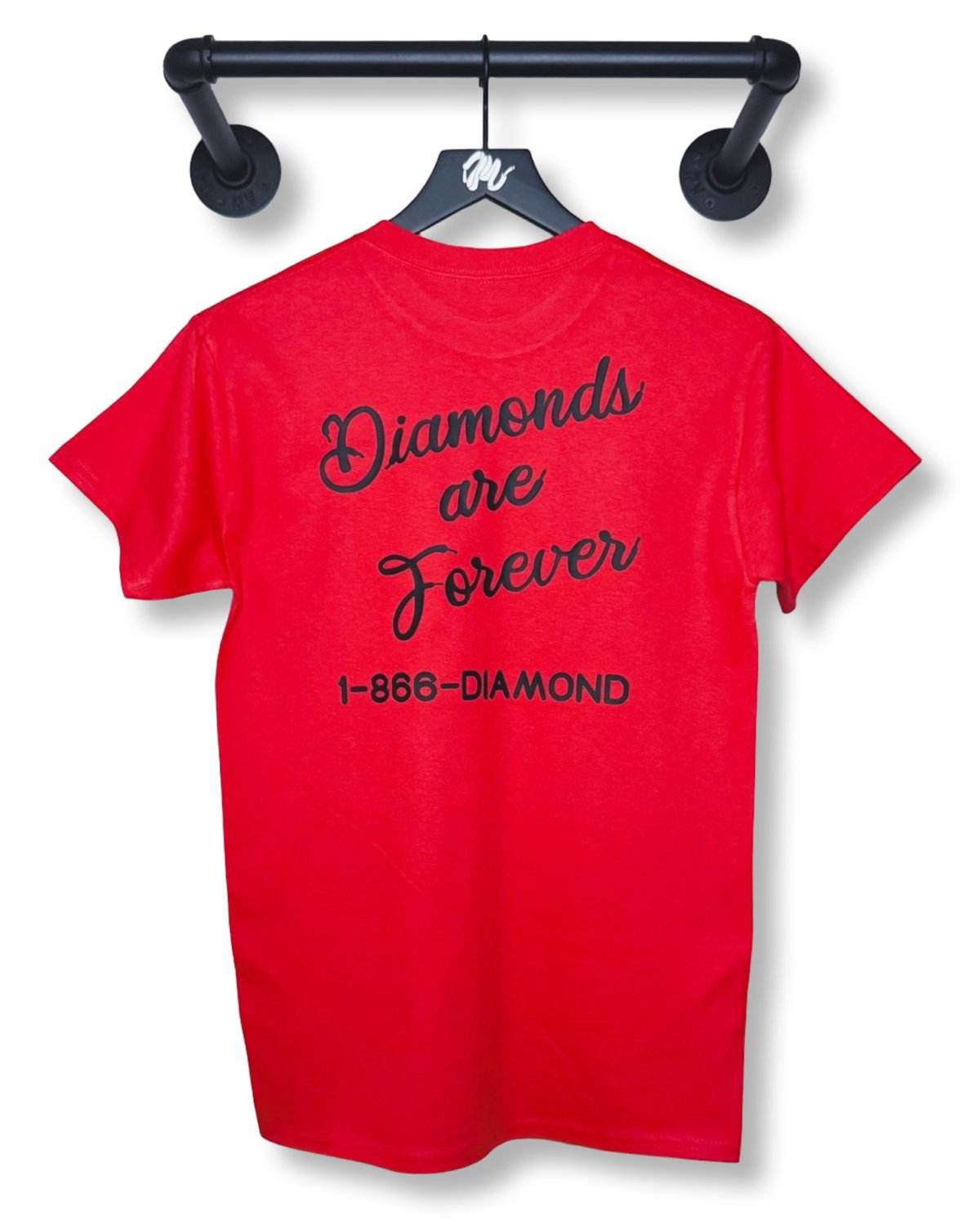 Image of Diamonds are Forever Shop Tee-Red/Black