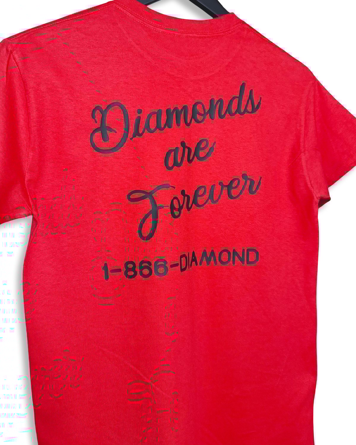 Image of Diamonds are Forever Shop Tee-Red/Black