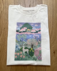 Image 4 of TEE-SHIRT ENFANT écru PAYSAGE - Collab' COUCOU ILLUSTRATION