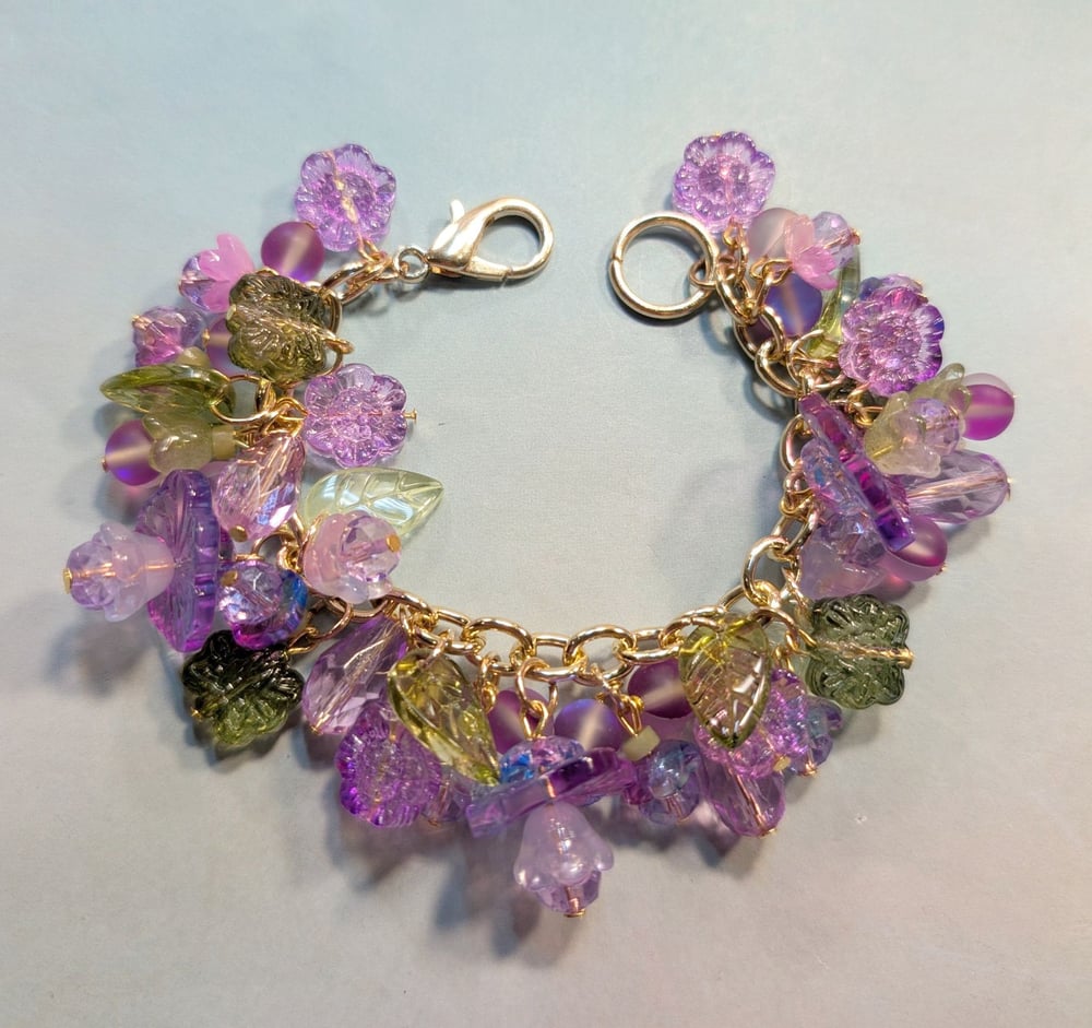 Image of BRACELETS! ~ Spring Lilacs, Lavender & Lily Bauble Bracelet #3