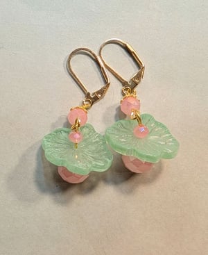 Image of BRACELETS! ~ Cabbage Leaves, Pink Flowers & Hungry Bunny Bauble Bracelet #4