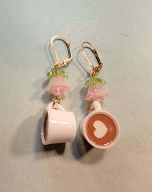 Image of BRACELETS! ~ Kitties and Books, Spring Flowers & Cafecito Bauble Bracelet #5