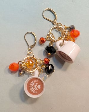 Image of BRACELETS! ~ Calico Kitties, Calico Colored Beads & Cafecito Bauble Bracelet #6