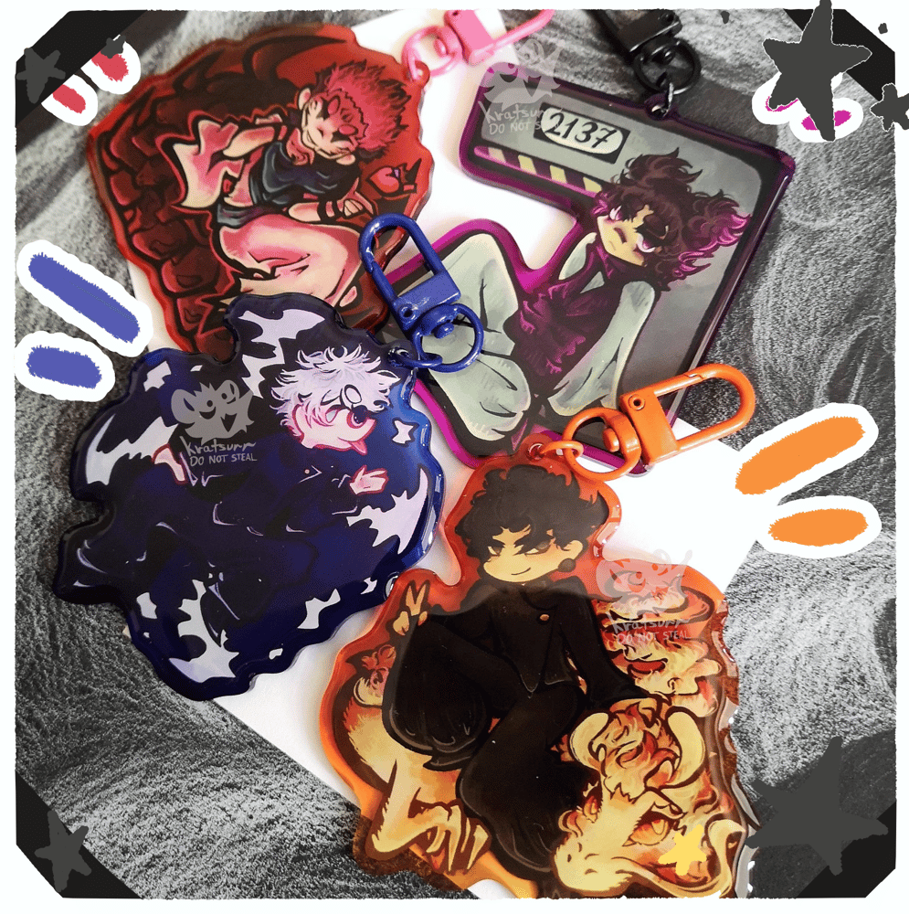 Image of JJK KEYCHAINS
