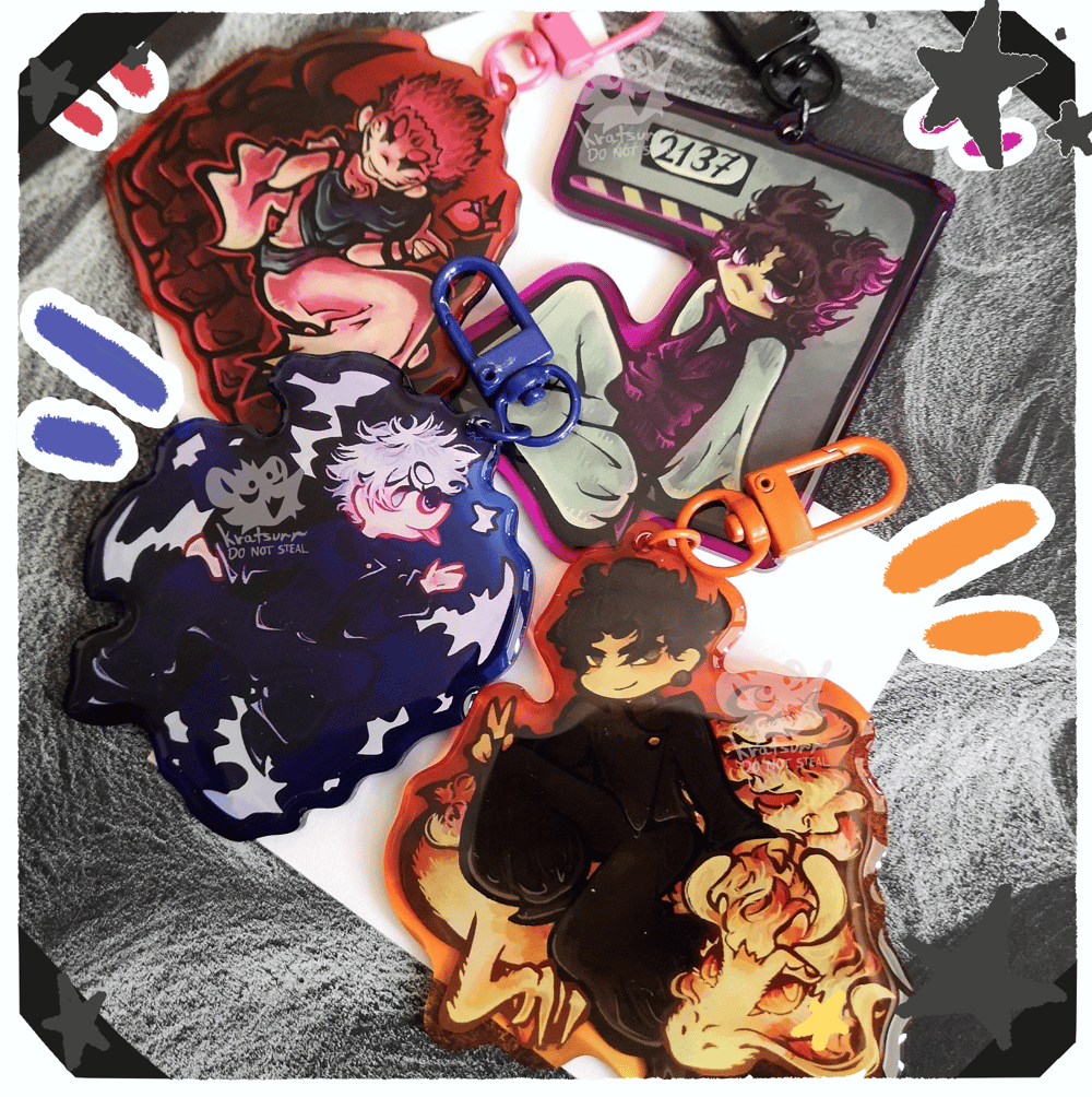 Image of JJK KEYCHAINS