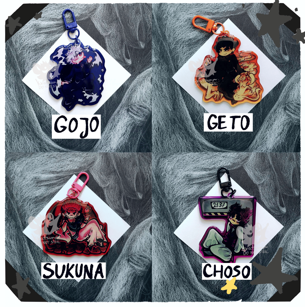 Image of JJK KEYCHAINS