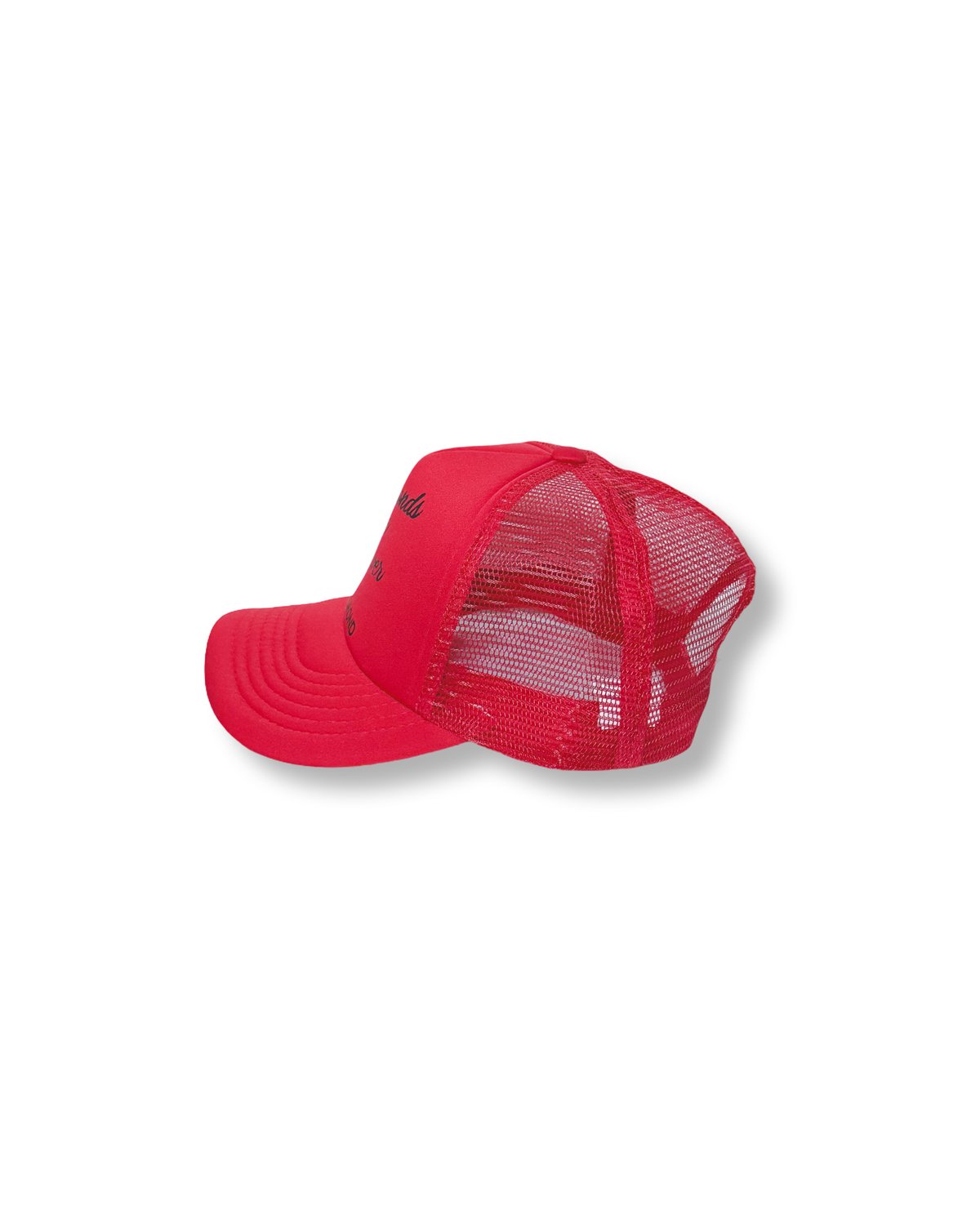 Image of Diamonds are Forever Trucker-Red/Black