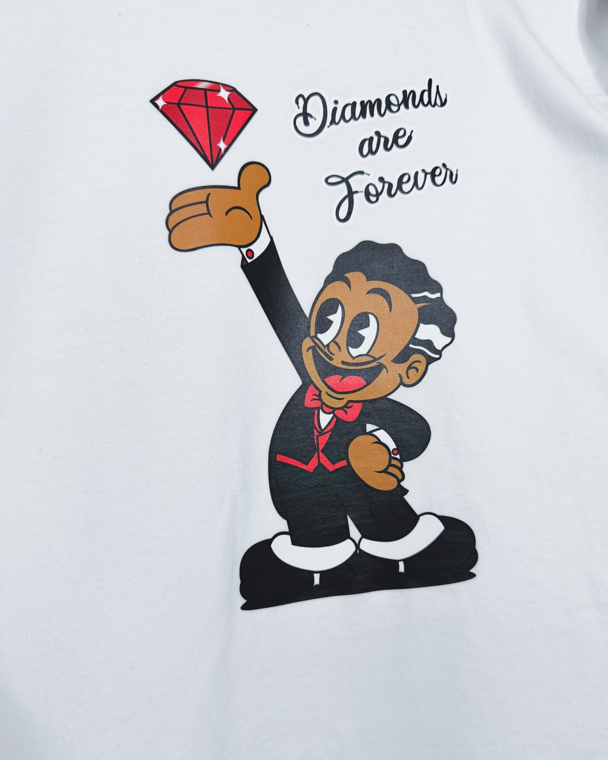 Image of Diamonds are Forever Dealer Tee-White