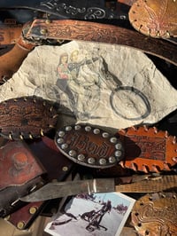 Image 2 of Handmade Tom Fugle Leather Belt Buckles
