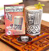 Image 3 of Native Drum Mug -3 Colors ( Lagoon/ Cocoa/bone￼ )