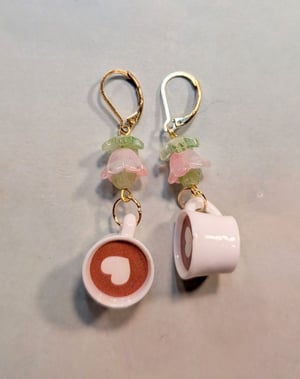 Image of BRACELETS! ~ Kitties and Books, Spring Flowers & Cafecito Bauble Bracelet #13