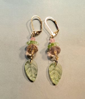 Image of BRACELETS! ~ Cabbage Leaves, Pink Beads & Hungry Bunny Bauble Bracelet #14