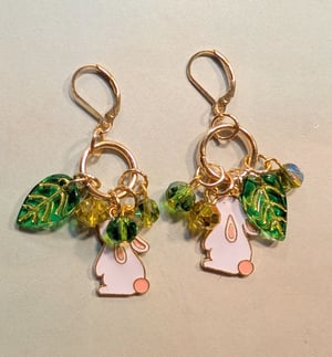 Image of BRACELETS! ~ Cabbage Leaves & Lots of Hungry Bunnies Bauble Bracelet #15