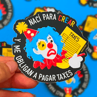 Image 1 of Nací Para Crear - Sticker Waterproof