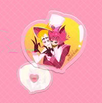 RadioApple Acrylic Pin