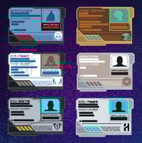 Image 3 of *3 PACK* Star Wars 'Holocards' Series 2 blind bag Stained glass pin