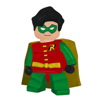 Lego Robin Painting