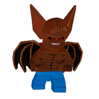 Lego Man-Bat Painting