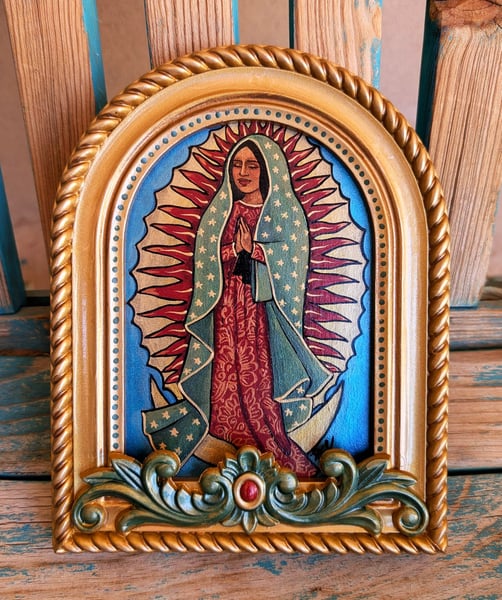 Image of MINI LUPITAS! ~ Original Art Our Lady of Guadalupe #2