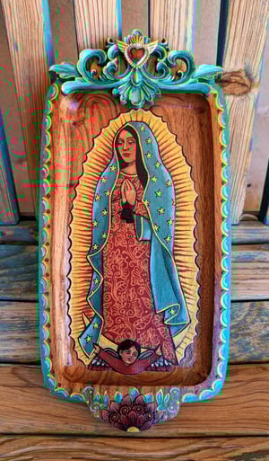 Image of LUPITAS! ~ Original and Lovely Our Lady of Guadalupe Painting #4