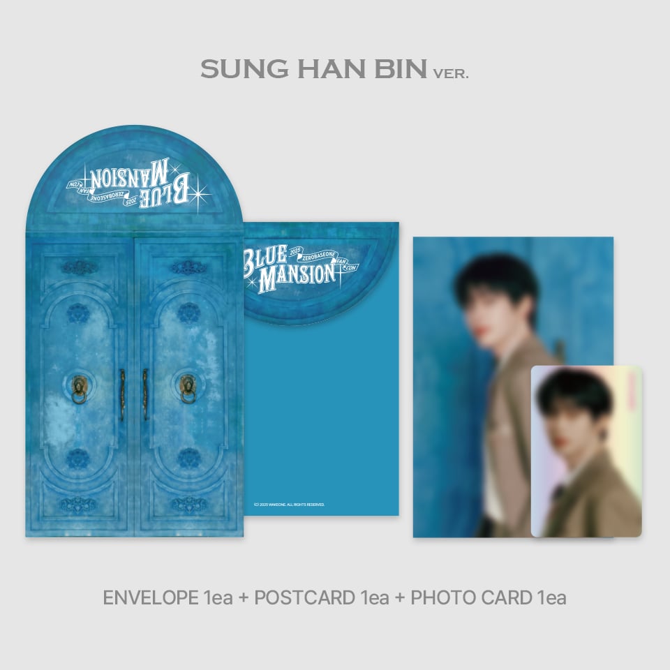 Image of [PRE-ORDER] ZEROBASEONE Blue Mansion Fancon Photo Set