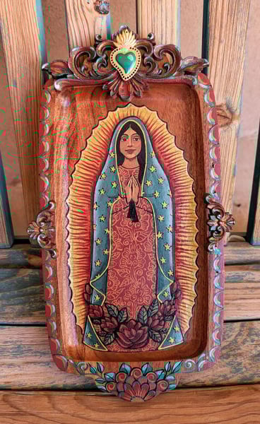 Image of LUPITAS! ~ Original and Lovely Our Lady of Guadalupe Painting #5